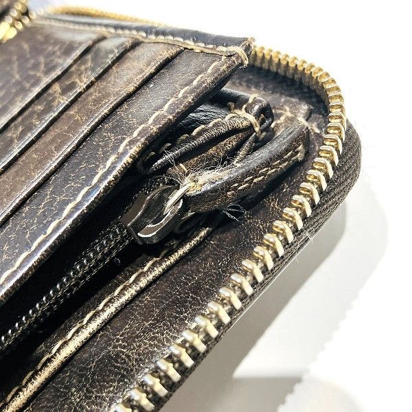 Gucci Gucci Gucci Canvas Leather Bamboo Tassel Wallet Canvas Long Wallet 232977 in Fair Condition Size ONE SIZE - 6 Thumbnail
