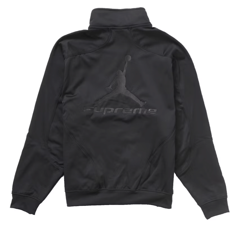 Supreme Jordan Tricot Track Jacket Black Grailed