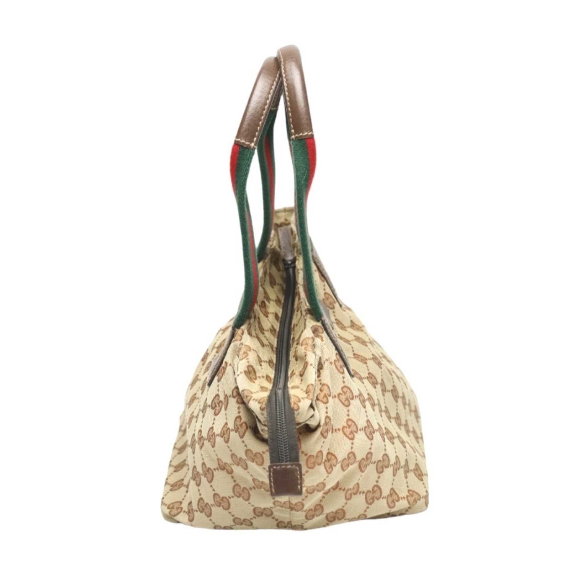 Gucci GUCCI Handbag Tote Bag GG Canvas 131228 Beige Size ONE SIZE - 4 Thumbnail