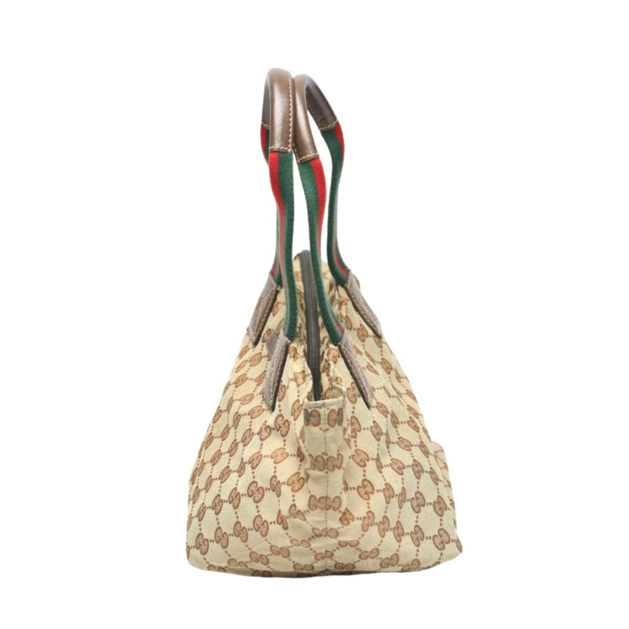 Gucci GUCCI Handbag Tote Bag GG Canvas 131228 Beige Size ONE SIZE - 3 Thumbnail