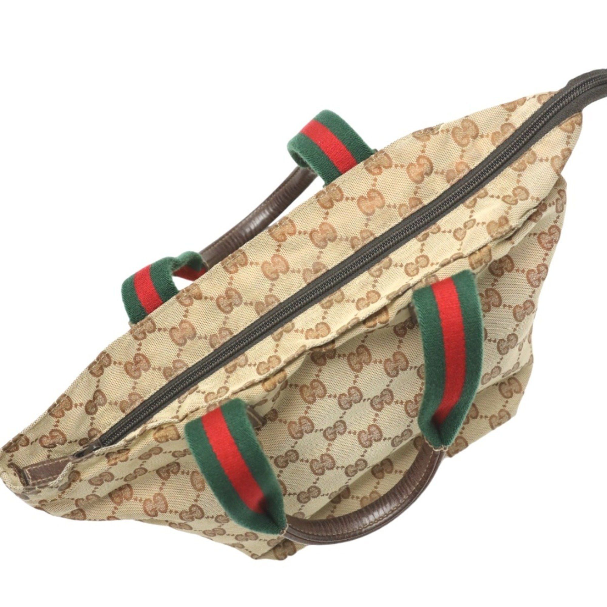Gucci GUCCI Handbag Tote Bag GG Canvas 131228 Beige Size ONE SIZE - 15 Thumbnail