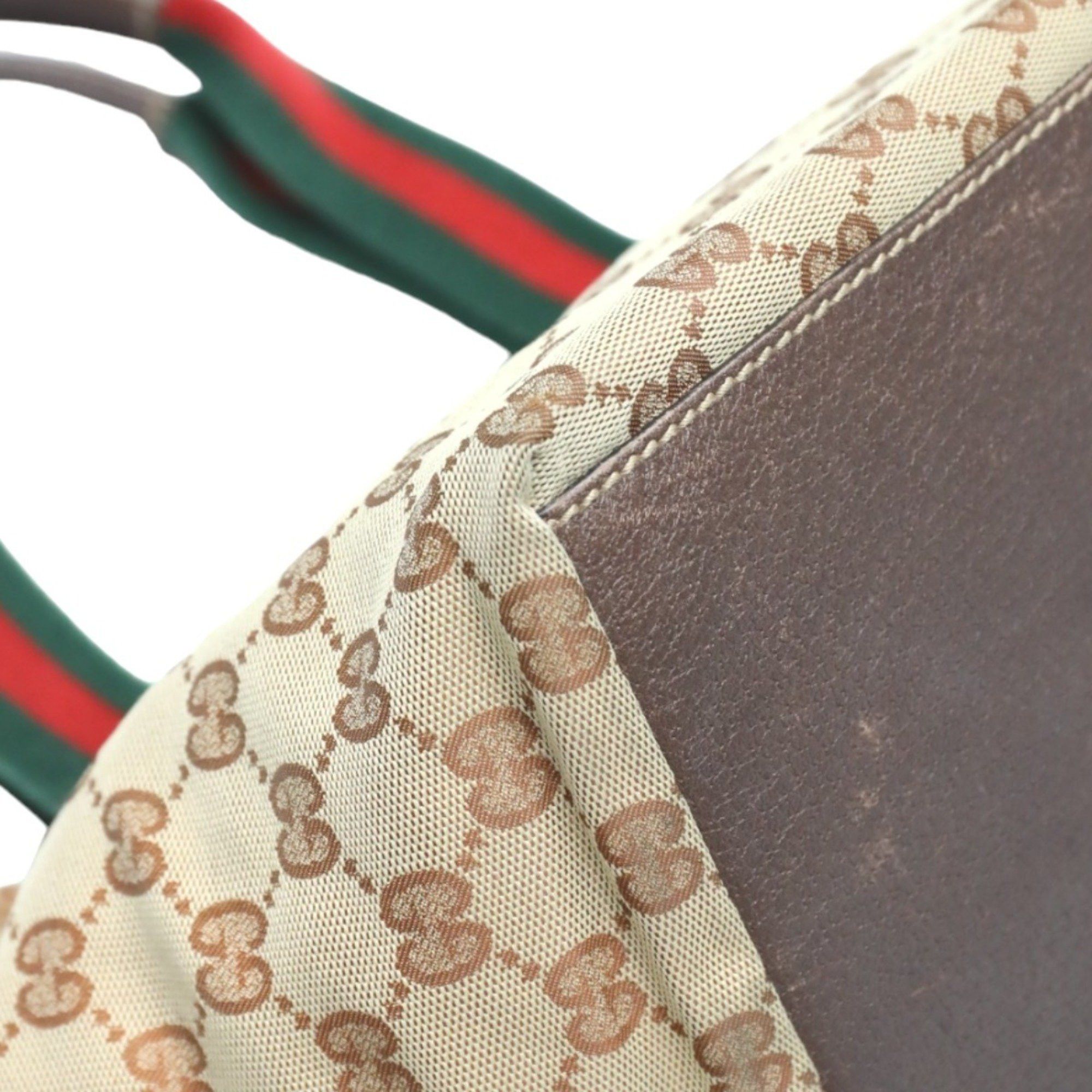 Gucci GUCCI Handbag Tote Bag GG Canvas 131228 Beige Size ONE SIZE - 6 Thumbnail