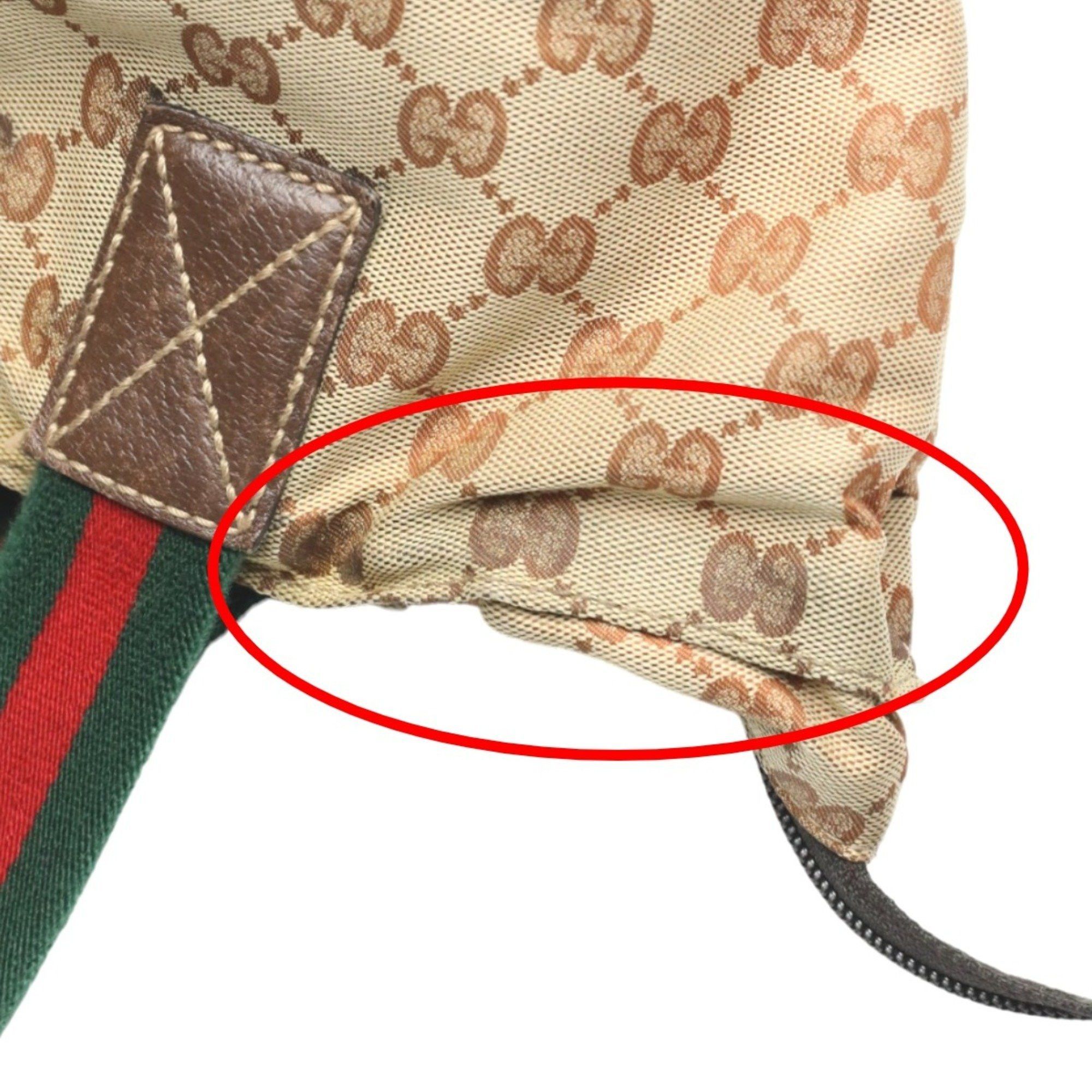 Gucci GUCCI Handbag Tote Bag GG Canvas 131228 Beige Size ONE SIZE - 12 Thumbnail