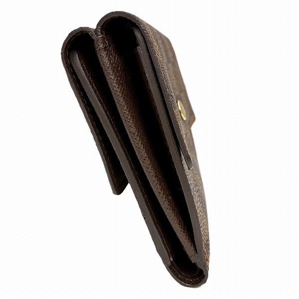 Louis Vuitton Louis Vuitton Louis Vuitton Damier Wallet N61652 Canvas Short Wallet N61652 Size ONE SIZE - 8 Thumbnail
