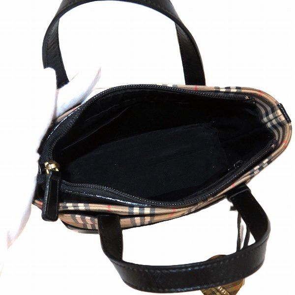 Burberry Burberry Burberry Nova Check Shadow Horse Handbag Canvas Handbag in Great Condition Size ONE SIZE - 6 Thumbnail
