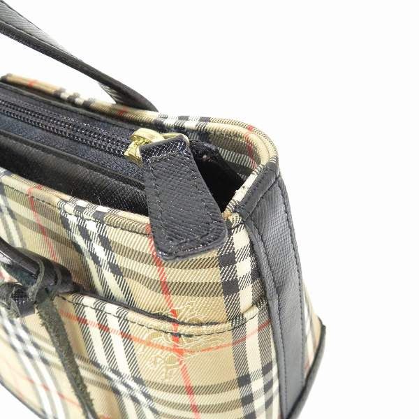 Burberry Burberry Burberry Nova Check Shadow Horse Handbag Canvas Handbag in Great Condition Size ONE SIZE - 4 Thumbnail