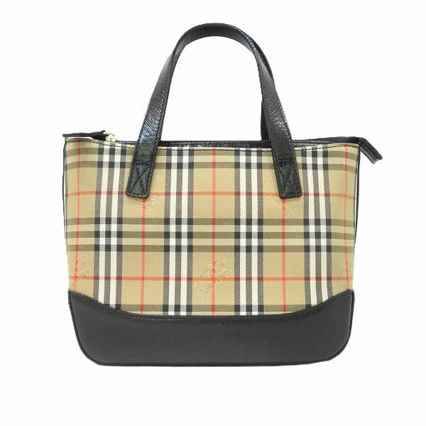 Burberry Burberry Burberry Nova Check Shadow Horse Handbag Canvas Handbag in Great Condition Size ONE SIZE - 2 Thumbnail