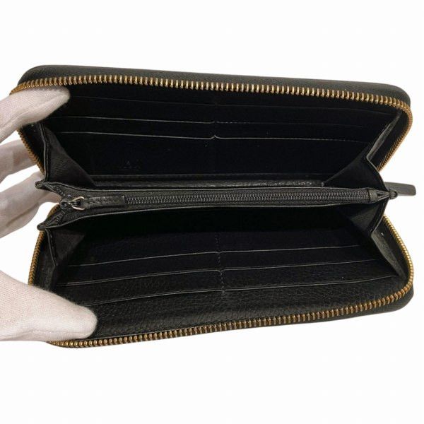 Gucci Gucci Gucci Leather Interlocking G Zip Wallet Leather Long Wallet 509644 Size ONE SIZE - 2 Thumbnail