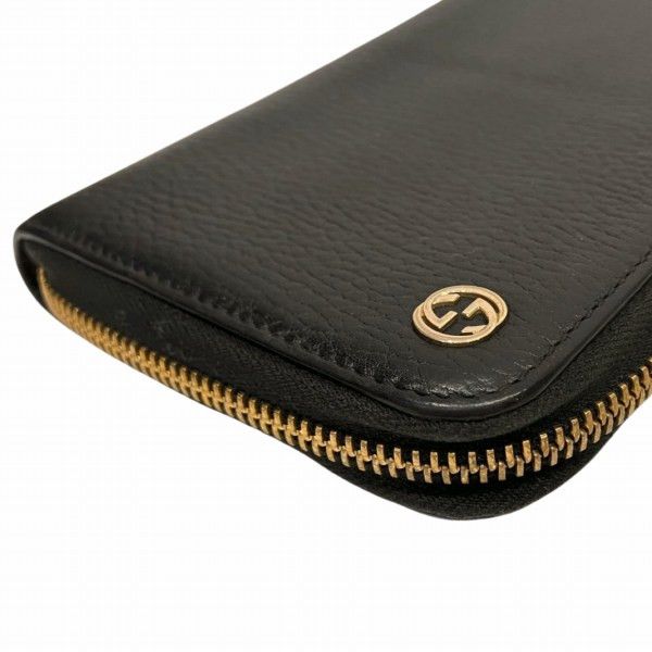 Gucci Gucci Gucci Leather Interlocking G Zip Wallet Leather Long Wallet 509644 Size ONE SIZE - 7 Thumbnail