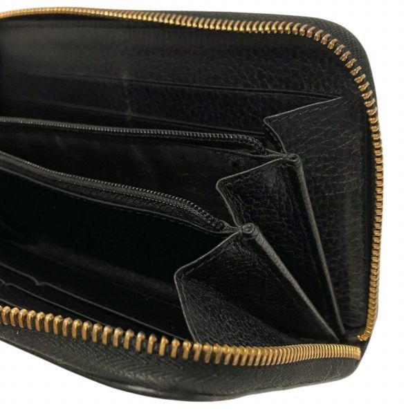 Gucci Gucci Gucci Leather Interlocking G Zip Wallet Leather Long Wallet 509644 Size ONE SIZE - 6 Thumbnail