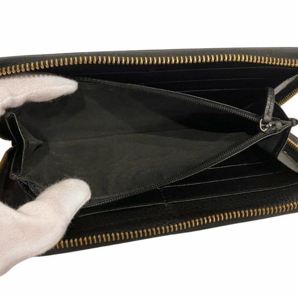 Gucci Gucci Gucci Leather Interlocking G Zip Wallet Leather Long Wallet 509644 Size ONE SIZE - 5 Thumbnail