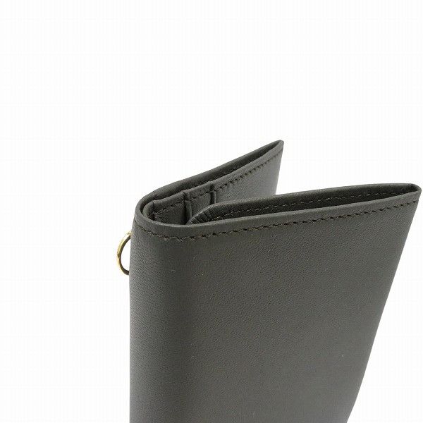 Other Other Porter Girl Uni Wallet Khaki Leather Bifold Leather Short Wallet 284-01378 in Pristine Condition Size ONE SIZE - 3 Thumbnail