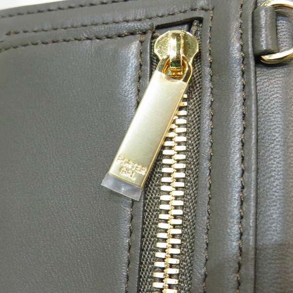 Other Other Porter Girl Uni Wallet Khaki Leather Bifold Leather Short Wallet 284-01378 in Pristine Condition Size ONE SIZE - 7 Thumbnail