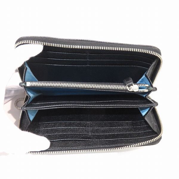 Bvlgari Bvlgari Bvlgari Grain Leather Zip Around Wallet 36933 Leather Long Wallet 36933 Size ONE SIZE - 2 Thumbnail
