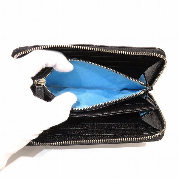 Bvlgari Bvlgari Bvlgari Grain Leather Zip Around Wallet 36933 Leather Long Wallet 36933 Size ONE SIZE - 5 Thumbnail