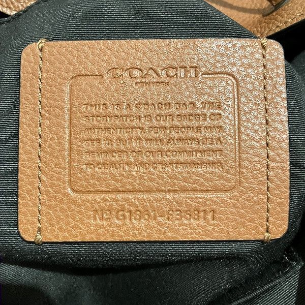 Coach Coach Coach Leather Hudson Backpack F36811 Leather Backpack F36811 in Fair Condition Size ONE SIZE - 5 Thumbnail