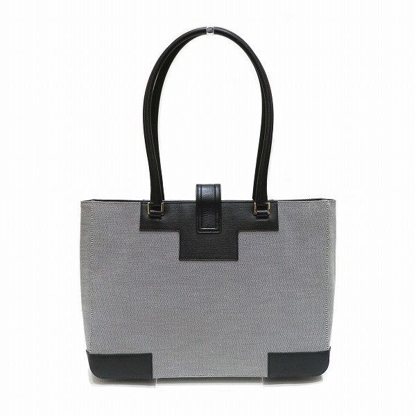 Gucci Gucci Gucci Canvas Leather Tote Handbag Canvas Tote Bag 0021109 in Great Condition Size ONE SIZE - 2 Thumbnail