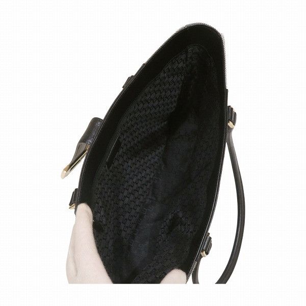 Gucci Gucci Gucci Canvas Leather Tote Handbag Canvas Tote Bag 0021109 in Great Condition Size ONE SIZE - 6 Thumbnail