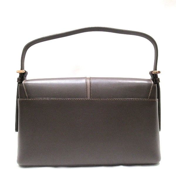Burberry Burberry Burberry Brown Leather Shoulder Bag Leather Shoulder Bag in Good Condition Size ONE SIZE - 2 Thumbnail