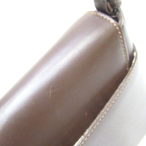 Burberry Burberry Burberry Brown Leather Shoulder Bag Leather Shoulder Bag in Good Condition Size ONE SIZE - 8 Thumbnail