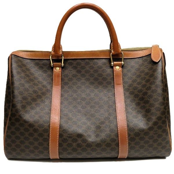 Celine Celine Celine Macadam Brown Handbag Boston Bag Canvas Handbag in Good Condition Size ONE SIZE - 2 Thumbnail