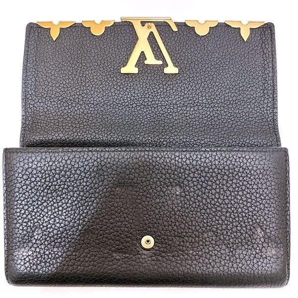 Louis Vuitton Louis Vuitton Louis Vuitton Capucines Long Wallet M64551 Leather Long Wallet M64551 in Great Condition Size ONE SIZE - 2 Thumbnail