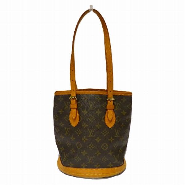 Louis Vuitton Louis Vuitton Louis Vuitton Monogram Petit Bucket Tote Bag Canvas Tote Bag M42238 in Good Condition Size ONE SIZE - 2 Thumbnail