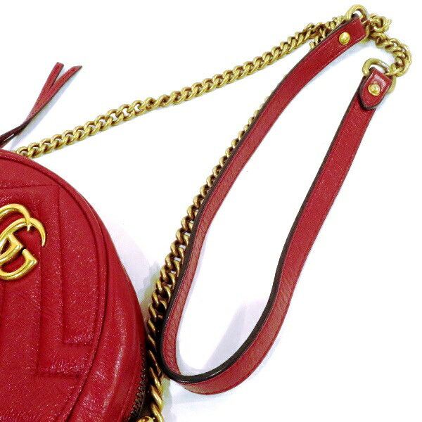 Gucci Gucci Gucci GG Marmont Leather Shoulder Bag 550154 Leather Crossbody Bag 550154 in Great Condition Size ONE SIZE - 9 Thumbnail