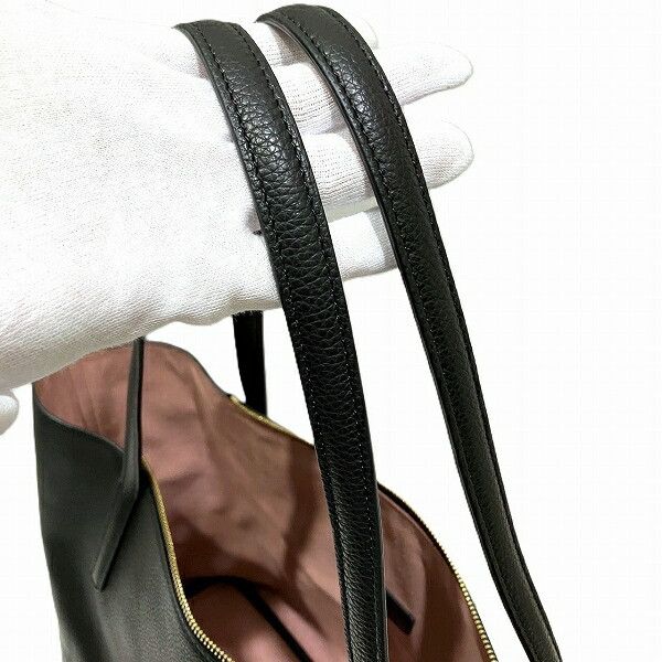 Salvatore Ferragamo Salvatore Ferragamo Salvatore Ferragamo Gancini Leather Tote Bag Leather Tote Bag 21H019 in Pristine Condition Size ONE SIZE - 8 Thumbnail