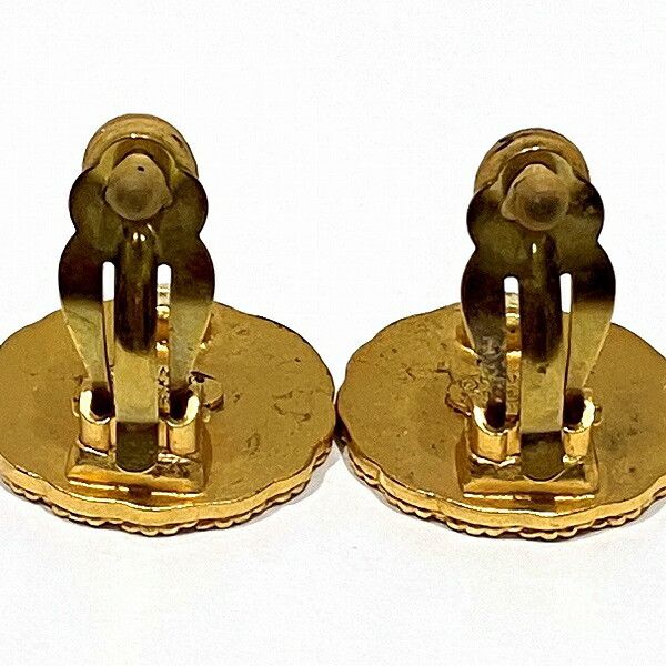 Chanel Chanel Chanel Vintage Round Coco Mark Earrings Metal Earrings in Good Condition Size ONE SIZE - 9 Thumbnail