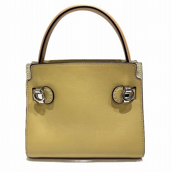 Other Other Tory Burch Lee Radziwill Petite Double Bag Leather Handbag in Good Condition Size ONE SIZE - 2 Thumbnail