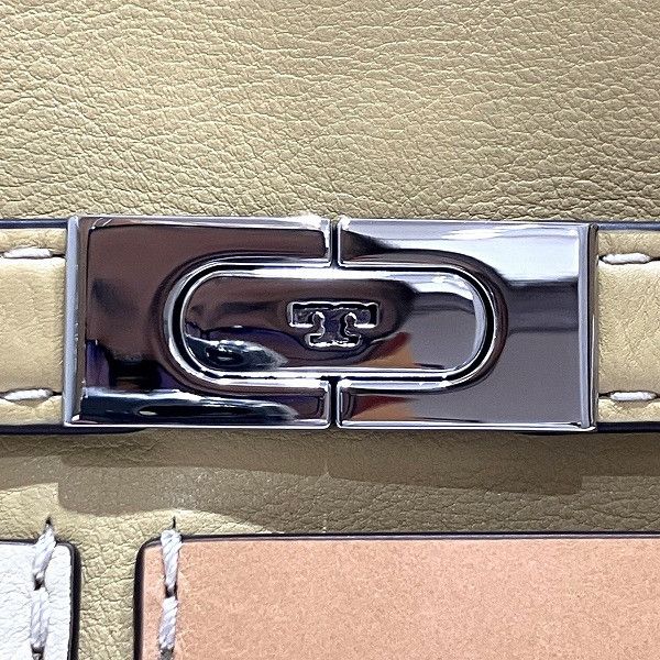 Other Other Tory Burch Lee Radziwill Petite Double Bag Leather Handbag in Good Condition Size ONE SIZE - 5 Thumbnail