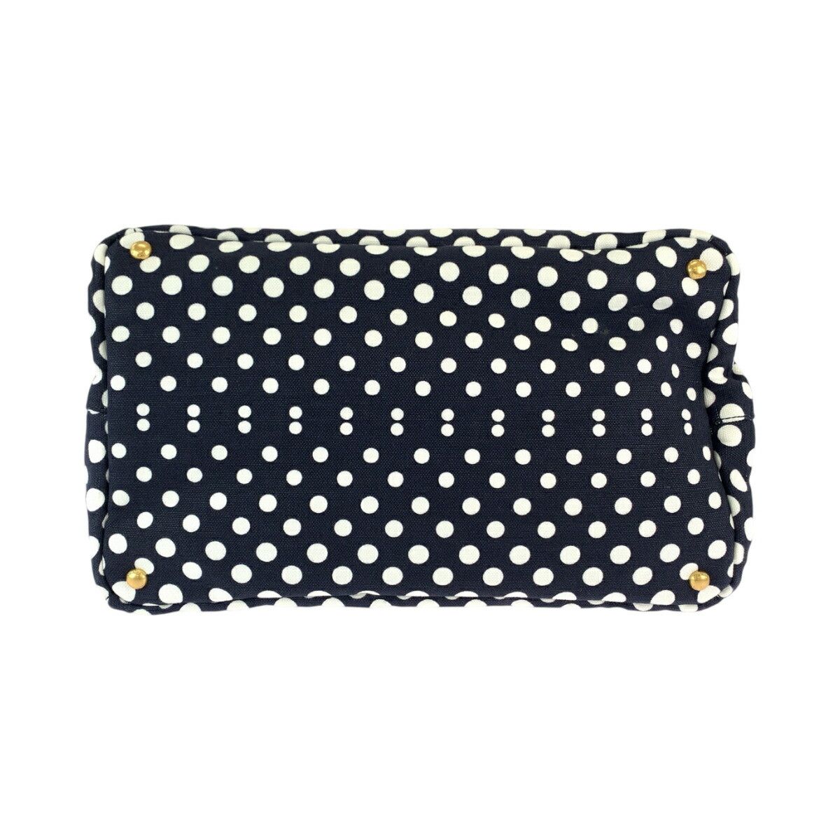 Prada Prada Prada Dot Canvas Tote Bag BN1872 Canvas Tote Bag BN1872 in Very Good Condition Size ONE SIZE - 10 Thumbnail
