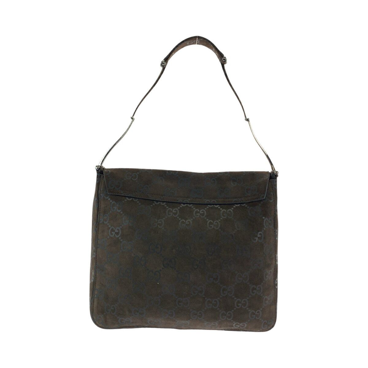 Gucci Gucci Gucci Suede Horsebit Shoulder Bag Brown Leather Shoulder Bag 0013180 in Very Good Condition Size ONE SIZE - 2 Thumbnail