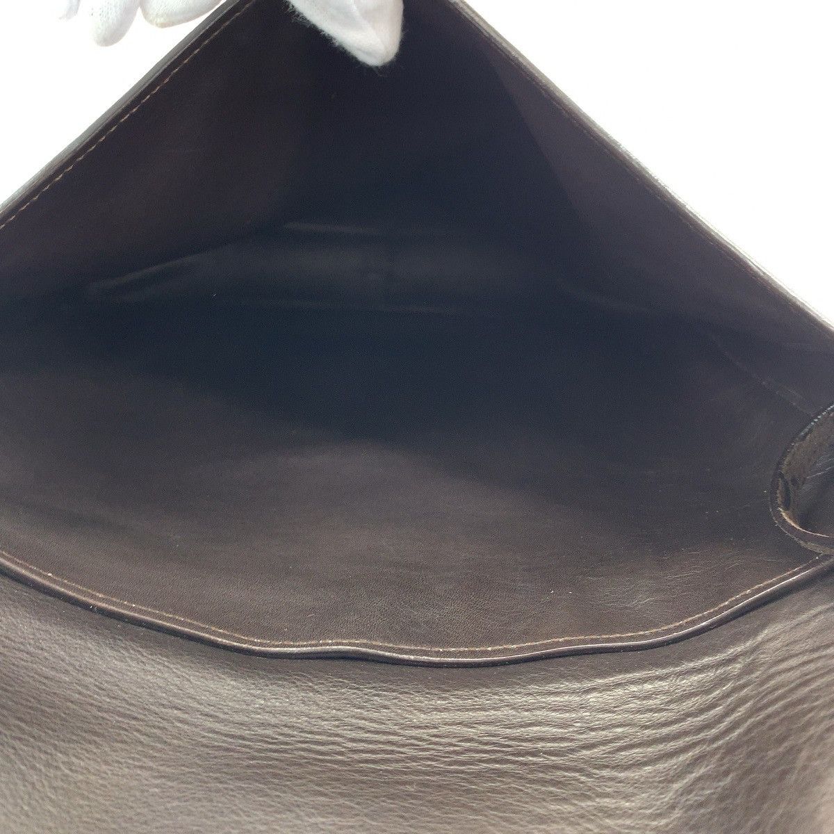Gucci Gucci Gucci Suede Horsebit Shoulder Bag Brown Leather Shoulder Bag 0013180 in Very Good Condition Size ONE SIZE - 9 Thumbnail