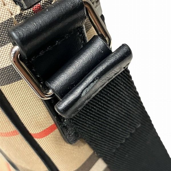 Burberry Burberry Burberry Vintage Check Canvas Leather Shoulder Bag Canvas Crossbody Bag 8023381 in Great Condition Size ONE SIZE - 9 Thumbnail