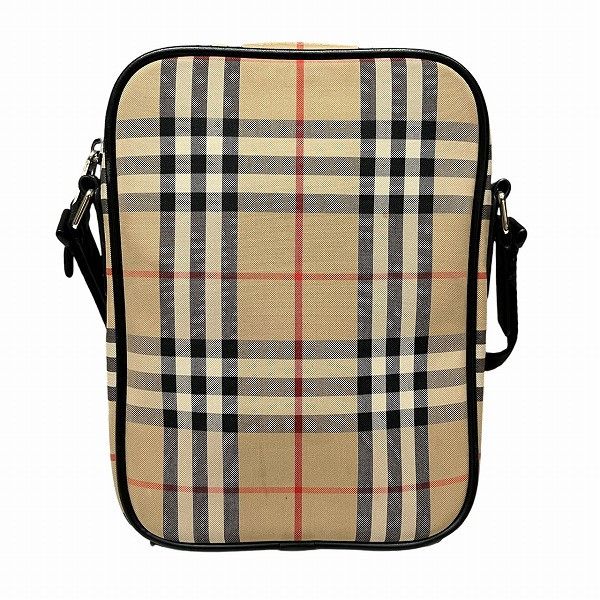 Burberry Burberry Burberry Vintage Check Canvas Leather Shoulder Bag Canvas Crossbody Bag 8023381 in Great Condition Size ONE SIZE - 2 Thumbnail