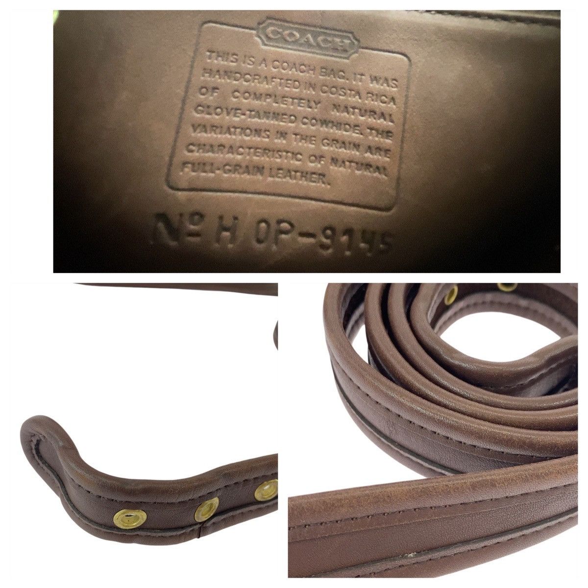 Coach Coach Coach Leather Shoulder Bag Pochette Leather Crossbody Bag in Very Good Condition Size ONE SIZE - 4 Thumbnail