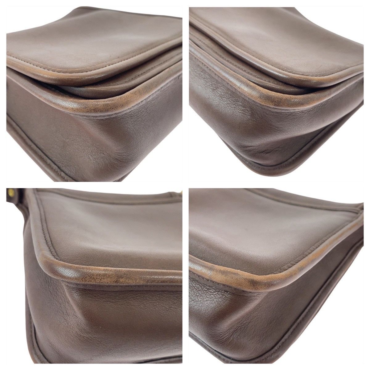 Coach Coach Coach Leather Shoulder Bag Pochette Leather Crossbody Bag in Very Good Condition Size ONE SIZE - 3 Thumbnail