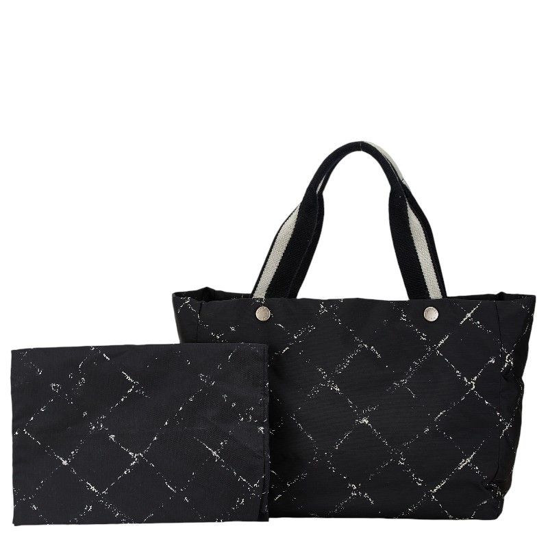 Chanel Chanel Chanel Nylon Travel Line Tote Bag MM Canvas Tote Bag in Very Good Condition Size ONE SIZE - 10 Thumbnail