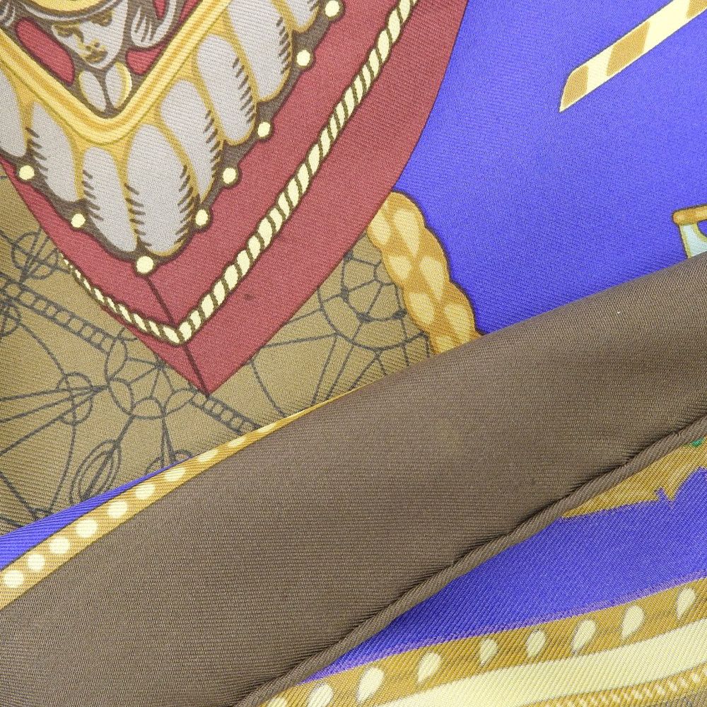 Hermes Hermes Hermes Silk Scarf Multicolor Canvas Scarf in Great Condition Size ONE SIZE - 7 Thumbnail