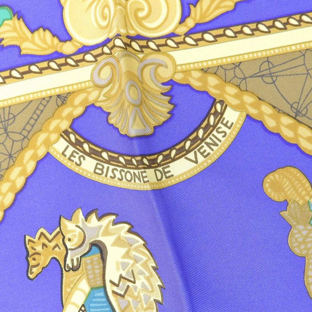 Hermes Hermes Hermes Silk Scarf Multicolor Canvas Scarf in Great Condition Size ONE SIZE - 4 Thumbnail