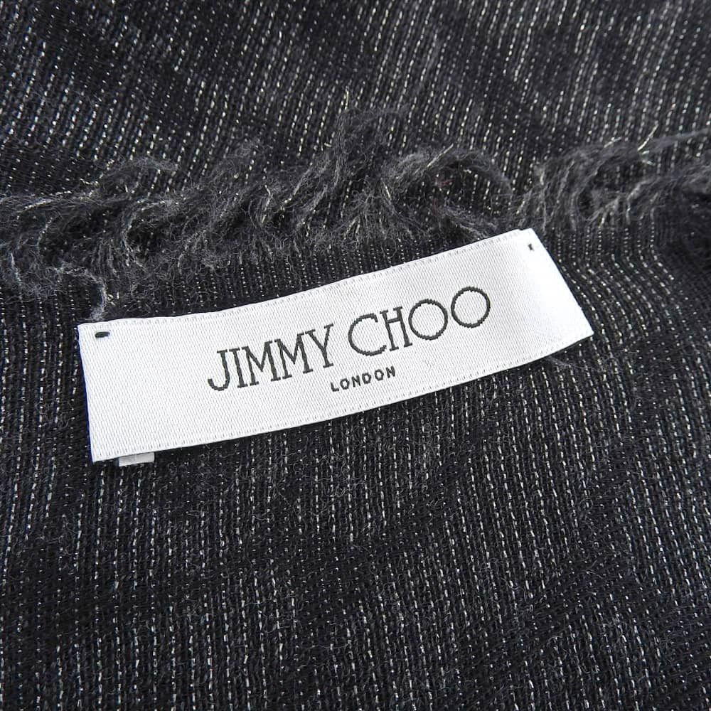 Jimmy Choo Jimmy Choo Jimmy Choo Leopard Print Scarf Black Others Scarf in Great Condition Size ONE SIZE - 7 Thumbnail