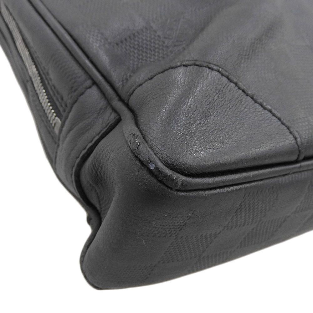 Louis Vuitton Louis Vuitton Louis Vuitton Damier Infini Document Bag N41146 Canvas Business Bag N41146 in Good Condition Size ONE SIZE - 4 Thumbnail