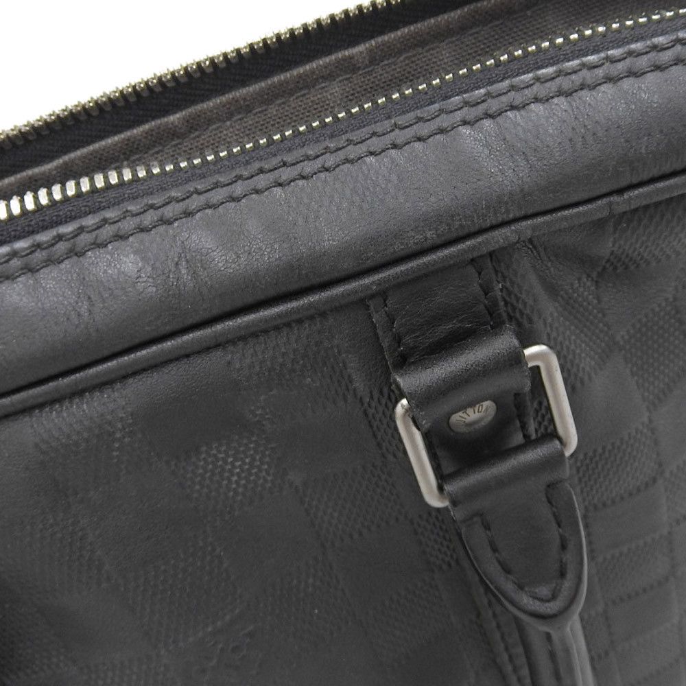 Louis Vuitton Louis Vuitton Louis Vuitton Damier Infini Document Bag N41146 Canvas Business Bag N41146 in Good Condition Size ONE SIZE - 5 Thumbnail