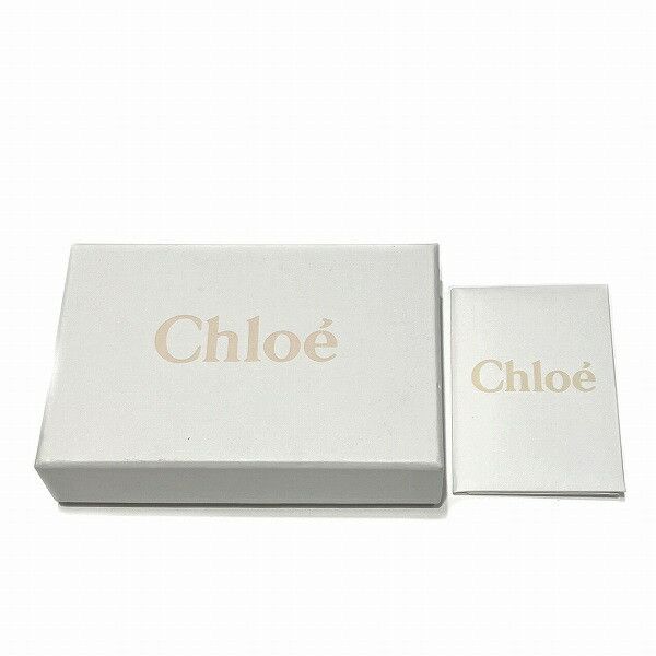 Chloe Chloe Chloe Pink Beige Leather Card Case Leather Business card case in Good Condition Size ONE SIZE - 3 Thumbnail