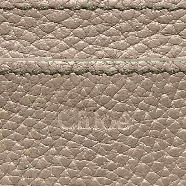 Chloe Chloe Chloe Pink Beige Leather Card Case Leather Business card case in Good Condition Size ONE SIZE - 4 Thumbnail