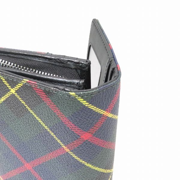 Vivienne Westwood Vivienne Westwood Vivienne Westwood Tartan Check Orb Long Wallet Canvas Long Wallet in Great Condition Size ONE SIZE - 3 Thumbnail