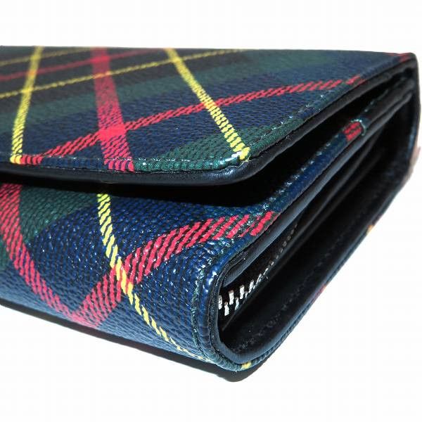 Vivienne Westwood Vivienne Westwood Vivienne Westwood Tartan Check Orb Long Wallet Canvas Long Wallet in Great Condition Size ONE SIZE - 7 Thumbnail
