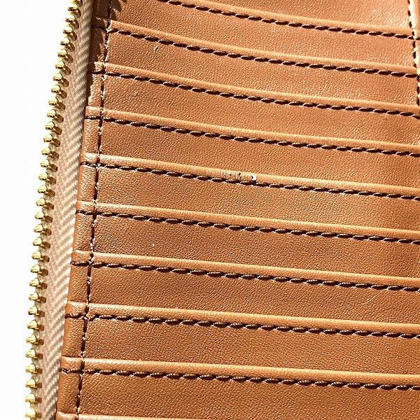 Michael Kors Michael Kors Michael Kors Monogram Round Zip Wallet Canvas Long Wallet 35F8GTVT3B in Good Condition Size ONE SIZE - 6 Thumbnail